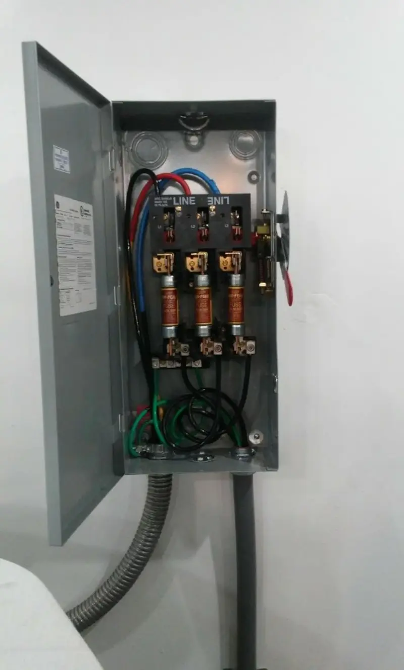 Three-phase disconnect switch installed for Electrical Wiring & Rewiring in Atherton